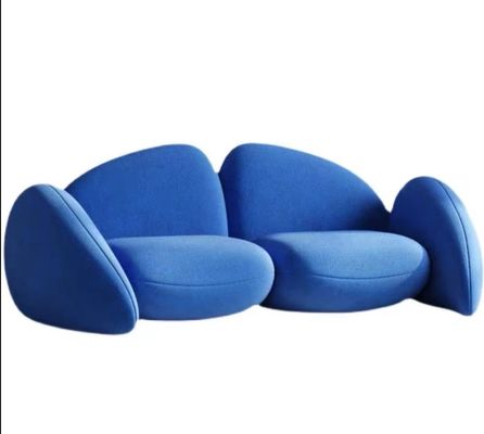 अच्छा मूल्य इटालियन क्रिएटिव मॉडलिंग होटल लॉबी फर्नीचर फैब्रिक 2 व्यक्ति सोफा ऑनलाइन