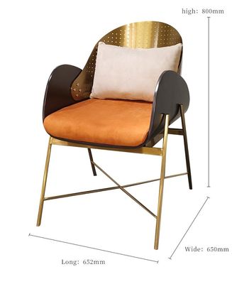 अच्छा मूल्य कार्यालय भवन के लिए क्रिएटिव कस्टम स्टेनलेस स्टील डाइनिंग चेयर ऑनलाइन