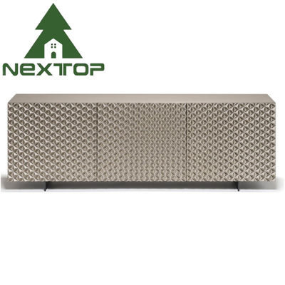 अच्छा मूल्य मेटल सॉलिड वुड सिल्वर लक्जरी साइडबोर्ड कैबिनेट भोजन कक्ष लिविंग रूम के लिए ऑनलाइन